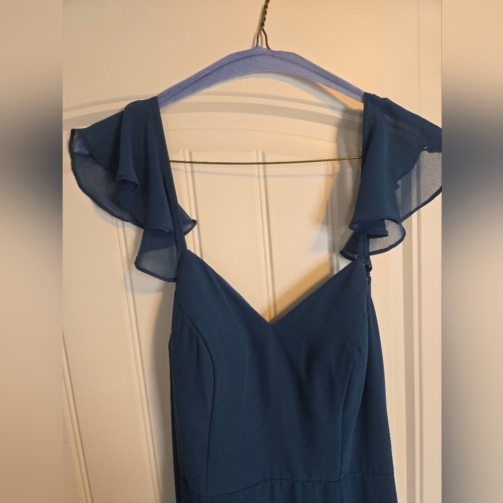 Azazie Bridesmaid Dress with Sheer Details